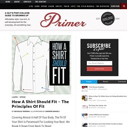 How a Shirt Should Fit – The Principles of Fit