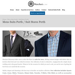 Why Shop For Mens Suits at Marchesi Menswear ?