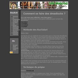 Site dédié - How to do Dreadlocks