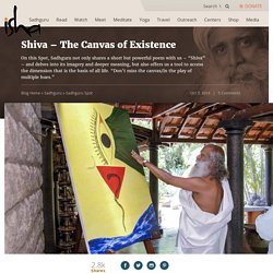 Shiva – The Canvas of Existence