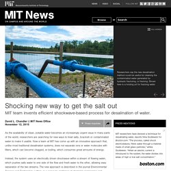Shocking new way to get the salt out - MIT