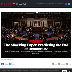 The Shocking Paper Predicting the End of Democracy