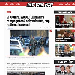 SHOCKING AUDIO: Gunman's rampage took only minutes, cop radio calls reveal