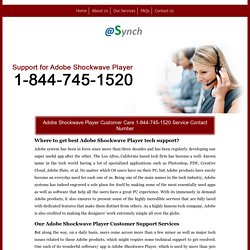 Shockwave Player CS 1-844-745-1520 Live Support/Help Number