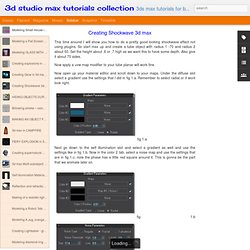 Creating Shockwave 3d max