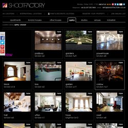 SHOOTFACTORY - Unusual Quirky London Locations for Hire - Film, TV, Quirky Photo Shoot Locations