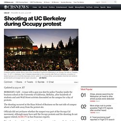 Shooting at UC Berkeley during Occupy protest