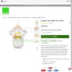 Shop Organic Taxi Baby One-Piece