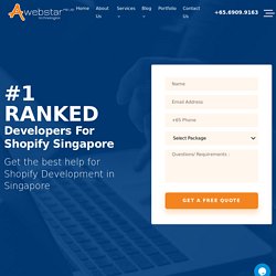 Shopify Web Design, Shopify Developer Singapore