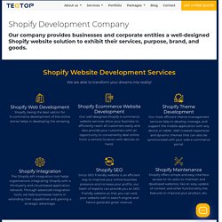 Shopify Website Development Services - Teqtop