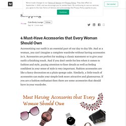 shopping. Accessorizing our outfit is an…