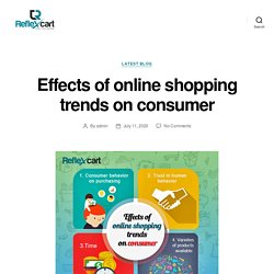 Effects of online shopping trends on consumer – ReflexCart