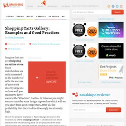 Shopping Carts Gallery: Examples and Good Practices