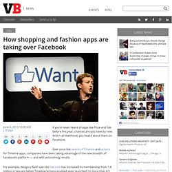 How shopping and fashion apps are taking over Facebook