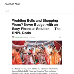 Wedding Bells and Shopping Woes? Never Budget with an Easy Financial Solution