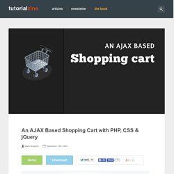 An AJAX Based Shopping Cart with PHP, CSS & jQuery