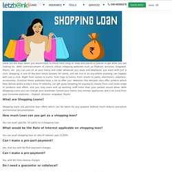 Shopping Loan - Letzbank