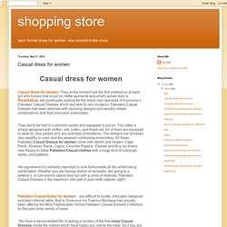 shopping store : Casual dress for women