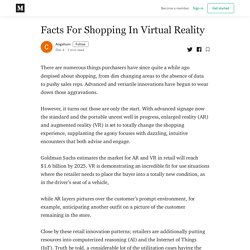 Facts For Shopping In Virtual Reality - Angelium - Medium