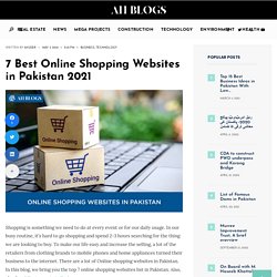 7 Best Online Shopping Websites in Pakistan 2021