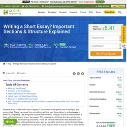 What is a Short Essay? - A Guide to Structure & Sections