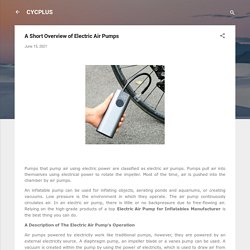 A Short Overview of Electric Air Pumps