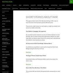 Short Stories About War and the Military