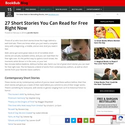 30 Free Short Stories You Can Read Online Right Now