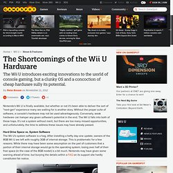 The Shortcomings of the Wii U Hardware — www.gamespot