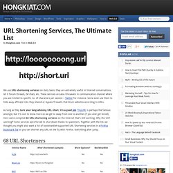 URL Shortening Services, The Ultimate List