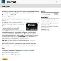 Shotcut - Download