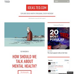 How should we talk about mental health?