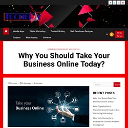 Why You Should Take Your Business Online Today?