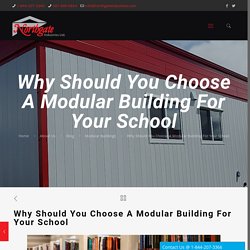 Benefits of Modular Building for Your School