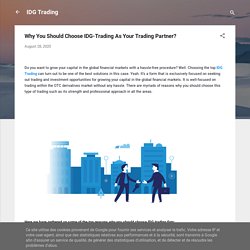 Why You Should Choose IDG-Trading As Your Trading Partner?