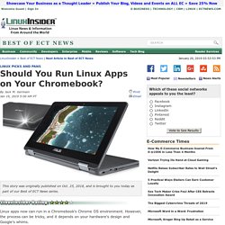Should You Run Linux Apps on Your Chromebook?