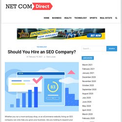 Should You Hire an SEO Company? - Netcom Direct