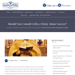 Should You Consult with a Clergy Abuse Lawyer?