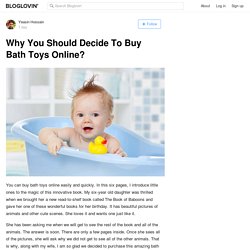 Why You Should Decide To Buy Bath Toys Online?