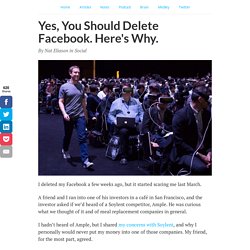 Yes, You Should Delete Facebook – Member Feature Stories