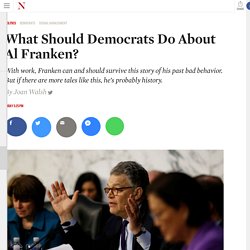 What Should Democrats Do About Al Franken?