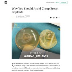 Why You Should Avoid Cheap Breast Implants