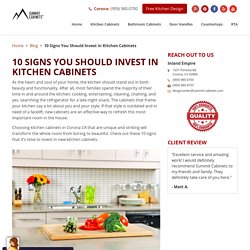 10 Signs You Should Invest in Kitchen Cabinets