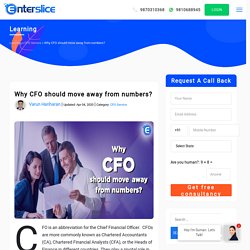 Why CFO Should Move Away From Numbers?