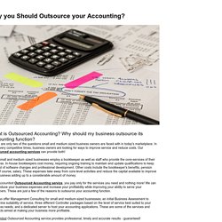 Why you Should Outsource your Accounting?