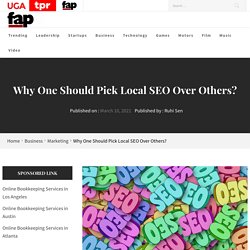Why One Should Pick Local SEO Over Others?