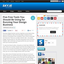 Five Free Tools You Should Be Using for Running Your Design Business
