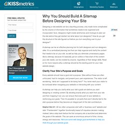 Why You Should Build A Sitemap Before Designing Your Site