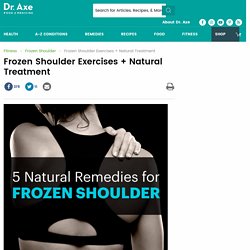 Frozen Shoulder Symptoms, Natural Treatment & Exercises