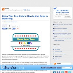 How to Use Color in Marketing